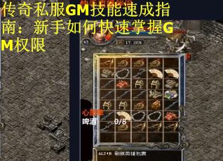 传奇私服GM技能速成指南：新手如何快速掌握GM权限