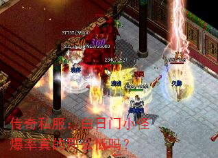 传奇私服:白日门小怪爆率真的那么低吗? 传奇私服:白日门小怪爆率真的那么低吗?