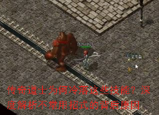 传奇道士为何冷落这些技能?深度解析不常用招式的背后原因 传奇道士为何冷落这些技能?深度解析不常用招式的背后原因