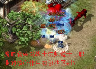 魔血套装对战士法师道士三职业的核心作用有哪些区别? 魔血套装对战士法师道士三职业的核心作用有哪些区别?