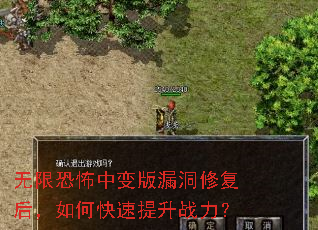 无限恐怖中变版漏洞修复后,如何快速提升战力? 无限恐怖中变版漏洞修复后,如何快速提升战力?