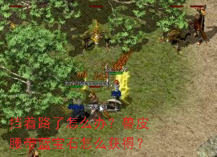 挡着路了怎么办?兽皮腰带蓝宝石怎么获得? 挡着路了怎么办?兽皮腰带蓝宝石怎么获得?
