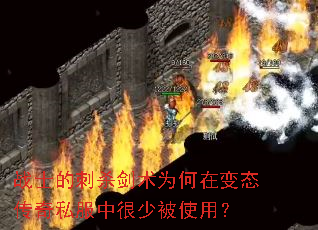 战士的刺杀剑术为何在变态传奇私服中很少被使用? 战士的刺杀剑术为何在变态传奇私服中很少被使用?