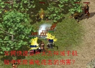 如何快速提升太古神域手机版中无限雷电连击的伤害? 如何快速提升太古神域手机版中无限雷电连击的伤害?