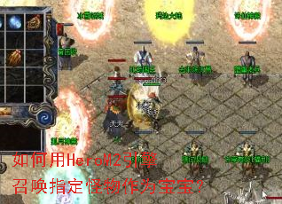 如何用HeroM2引擎召唤指定怪物作为宝宝? 如何用HeroM2引擎召唤指定怪物作为宝宝?