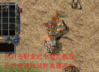 你对各职业的小意见能成为传奇游戏制胜关键吗? 你对各职业的小意见能成为传奇游戏制胜关键吗?