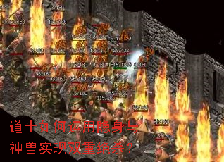 道士如何运用隐身与神兽实现双重绝杀? 道士如何运用隐身与神兽实现双重绝杀?