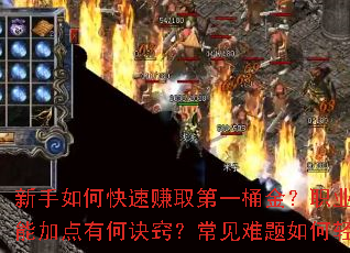 新手如何快速赚取第一桶金?职业选择与技能加点有何诀窍?常见难题如何轻松破解? 新手如何快速赚取第一桶金?职业选择与技能加点有何诀窍?常见难题如何轻松破解?
