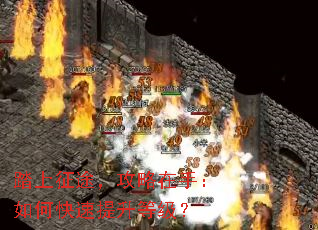 踏上征途,攻略在手:如何快速提升等级? 踏上征途,攻略在手:如何快速提升等级?