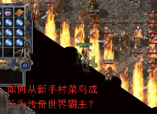 如何从新手村菜鸟成长为传奇世界霸主? 如何从新手村菜鸟成长为传奇世界霸主?