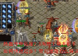 热血传奇私服2.5海贼王版本新手如何快速起步?常见难题怎么解决? 热血传奇私服2.5海贼王版本新手如何快速起步?常见难题怎么解决?