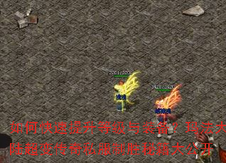 如何快速提升等级与装备?玛法大陆超变传奇私服制胜秘籍大公开 如何快速提升等级与装备?玛法大陆超变传奇私服制胜秘籍大公开