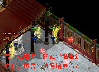 传奇私服道士的强化骷髅到底有多厉害?值得培养吗? 传奇私服道士的强化骷髅到底有多厉害?值得培养吗?