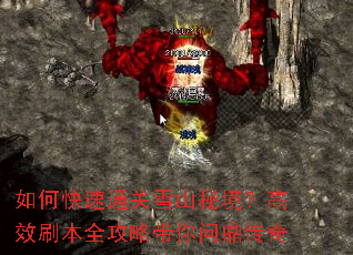 如何快速通关雪山秘境?高效刷本全攻略带你问鼎传奇 如何快速通关雪山秘境?高效刷本全攻略带你问鼎传奇