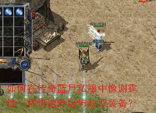 如何在传奇蓝月私服中像谢霆锋一样快速升级与获取装备? 如何在传奇蓝月私服中像谢霆锋一样快速升级与获取装备?