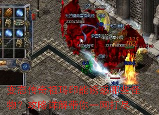 变态传奇祖玛印能诱惑哪些怪物?攻略详解带你一网打尽 变态传奇祖玛印能诱惑哪些怪物?攻略详解带你一网打尽