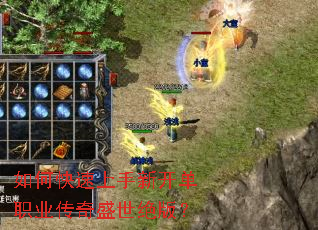 如何快速上手新开单职业传奇盛世绝版? 如何快速上手新开单职业传奇盛世绝版?