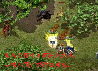 冰雪传奇中如何进入冰雪森林地图?求详细攻略。 冰雪传奇中如何进入冰雪森林地图?求详细攻略。