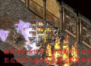 暗黑单职业传奇手游版如何快速提升战力?新手开局选什么职业最强?装备怎么获取与强化?技能搭配有哪些技巧?BOSS刷新时间与地点在哪? 暗黑单职业传奇手游版如何快速提升战力?新手开局选什么职业最强?装备怎么获取与强化?技能搭配有哪些技巧?BOSS刷新时间与地点在哪?