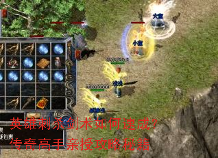 英雄刺杀剑术如何速成?传奇高手亲授攻略秘籍 英雄刺杀剑术如何速成?传奇高手亲授攻略秘籍