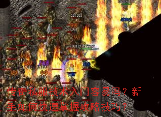 传奇私服技术入门容易吗?新手如何快速掌握攻略技巧? 传奇私服技术入门容易吗?新手如何快速掌握攻略技巧?